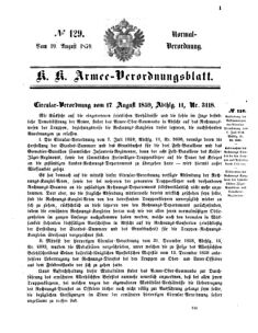 Verordnungsblatt für das Kaiserlich-Königliche Heer