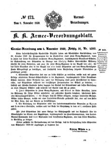 Verordnungsblatt für das Kaiserlich-Königliche Heer 18591108 Seite: 1