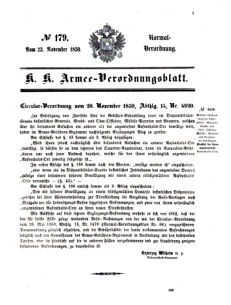 Verordnungsblatt für das Kaiserlich-Königliche Heer