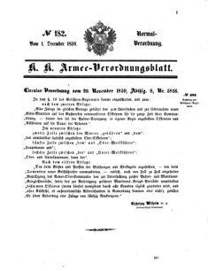 Verordnungsblatt für das Kaiserlich-Königliche Heer 18591201 Seite: 1