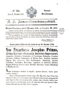 Verordnungsblatt für das Kaiserlich-Königliche Heer 18591215 Seite: 1