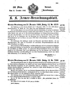 Verordnungsblatt für das Kaiserlich-Königliche Heer 18601231 Seite: 5