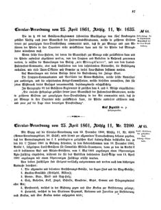 Verordnungsblatt für das Kaiserlich-Königliche Heer 18610427 Seite: 11