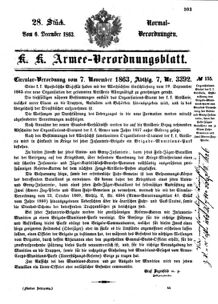 Verordnungsblatt für das Kaiserlich-Königliche Heer