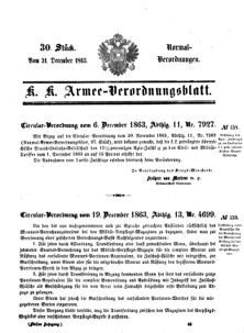 Verordnungsblatt für das Kaiserlich-Königliche Heer 18631231 Seite: 1