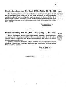 Verordnungsblatt für das Kaiserlich-Königliche Heer 18640427 Seite: 3