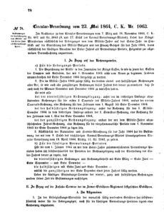 Verordnungsblatt für das Kaiserlich-Königliche Heer 18640529 Seite: 6