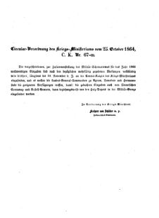 Verordnungsblatt für das Kaiserlich-Königliche Heer 18641025 Seite: 17