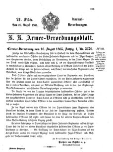 Verordnungsblatt für das Kaiserlich-Königliche Heer