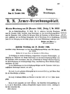 Verordnungsblatt für das Kaiserlich-Königliche Heer 18661231 Seite: 5