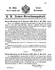 Verordnungsblatt für das Kaiserlich-Königliche Heer