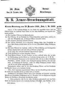 Verordnungsblatt für das Kaiserlich-Königliche Heer 18681229 Seite: 13