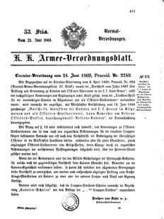 Verordnungsblatt für das Kaiserlich-Königliche Heer 18690625 Seite: 5