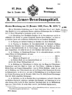 Verordnungsblatt für das Kaiserlich-Königliche Heer 18691213 Seite: 5