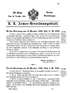 Verordnungsblatt für das Kaiserlich-Königliche Heer 18691230 Seite: 1