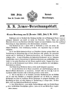 Verordnungsblatt für das Kaiserlich-Königliche Heer 18691230 Seite: 11