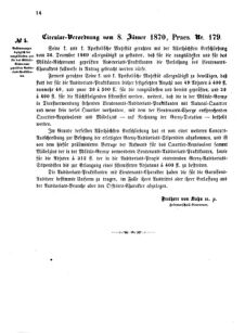 Verordnungsblatt für das Kaiserlich-Königliche Heer 18700114 Seite: 14