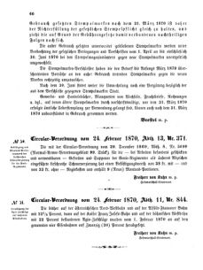 Verordnungsblatt für das Kaiserlich-Königliche Heer 18700305 Seite: 46