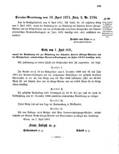 Verordnungsblatt für das Kaiserlich-Königliche Heer 18710427 Seite: 5