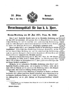 Verordnungsblatt für das Kaiserlich-Königliche Heer 18710701 Seite: 44