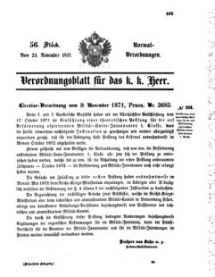 Verordnungsblatt für das Kaiserlich-Königliche Heer