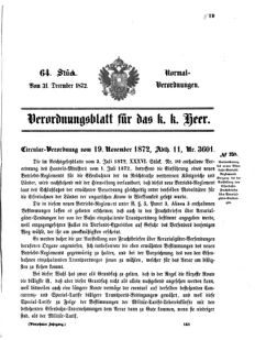 Verordnungsblatt für das Kaiserlich-Königliche Heer