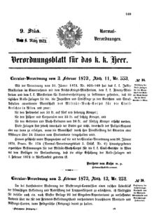 Verordnungsblatt für das Kaiserlich-Königliche Heer 18730306 Seite: 1