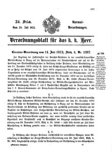 Verordnungsblatt für das Kaiserlich-Königliche Heer 18730728 Seite: 1