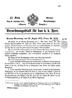 Verordnungsblatt für das Kaiserlich-Königliche Heer 18730910 Seite: 1