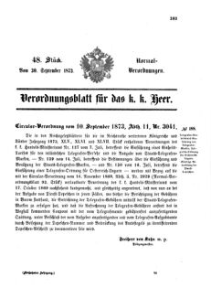 Verordnungsblatt für das Kaiserlich-Königliche Heer