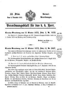 Verordnungsblatt für das Kaiserlich-Königliche Heer