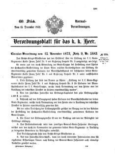 Verordnungsblatt für das Kaiserlich-Königliche Heer