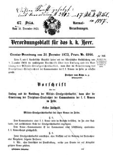 Verordnungsblatt für das Kaiserlich-Königliche Heer 18731231 Seite: 5