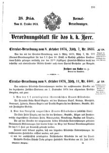 Verordnungsblatt für das Kaiserlich-Königliche Heer