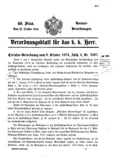 Verordnungsblatt für das Kaiserlich-Königliche Heer