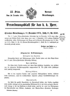 Verordnungsblatt für das Kaiserlich-Königliche Heer 18741230 Seite: 99