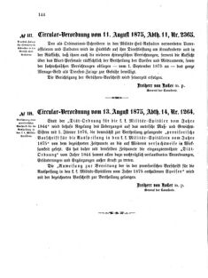 Verordnungsblatt für das Kaiserlich-Königliche Heer 18750817 Seite: 6