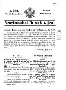 Verordnungsblatt für das Kaiserlich-Königliche Heer 18751230 Seite: 17