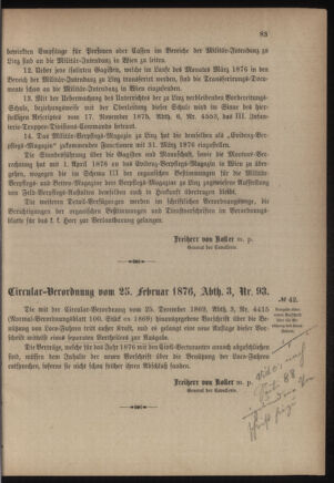 Verordnungsblatt für das Kaiserlich-Königliche Heer 18760225 Seite: 3