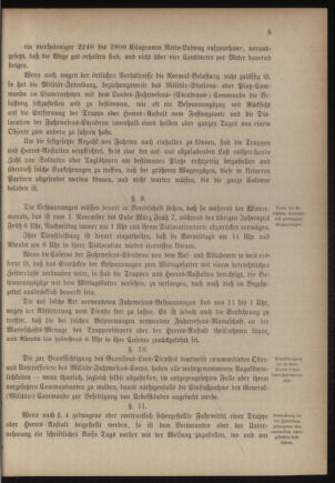 Verordnungsblatt für das Kaiserlich-Königliche Heer 18760310 Seite: 9