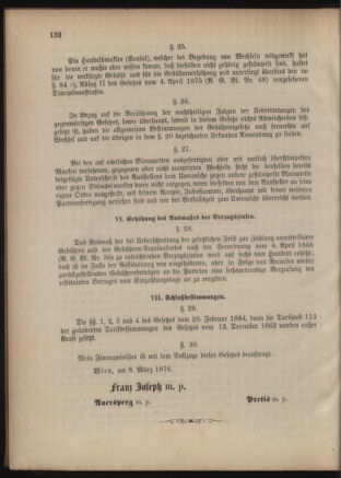 Verordnungsblatt für das Kaiserlich-Königliche Heer 18760427 Seite: 14