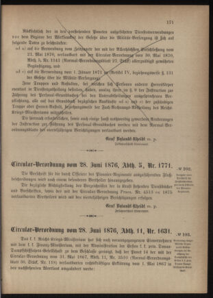 Verordnungsblatt für das Kaiserlich-Königliche Heer 18760630 Seite: 3