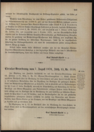 Verordnungsblatt für das Kaiserlich-Königliche Heer 18760818 Seite: 3