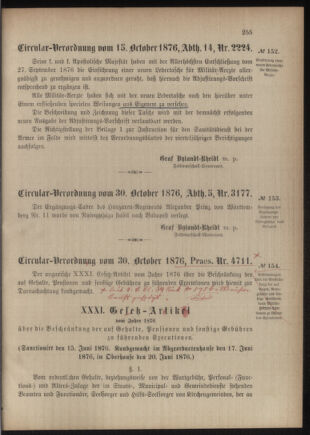 Verordnungsblatt für das Kaiserlich-Königliche Heer 18761031 Seite: 3