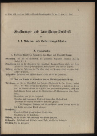 Verordnungsblatt für das Kaiserlich-Königliche Heer 18761124 Seite: 7