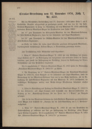 Verordnungsblatt für das Kaiserlich-Königliche Heer 18761130 Seite: 2