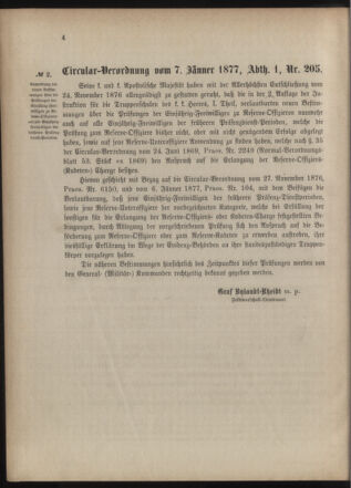 Verordnungsblatt für das Kaiserlich-Königliche Heer 18770110 Seite: 4