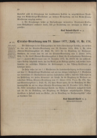 Verordnungsblatt für das Kaiserlich-Königliche Heer 18770129 Seite: 6