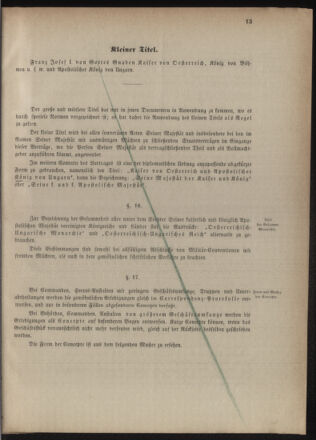 Verordnungsblatt für das Kaiserlich-Königliche Heer 18770206 Seite: 17