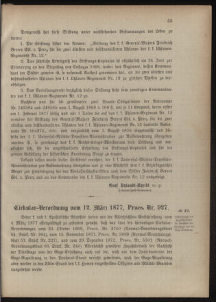 Verordnungsblatt für das Kaiserlich-Königliche Heer 18770317 Seite: 3